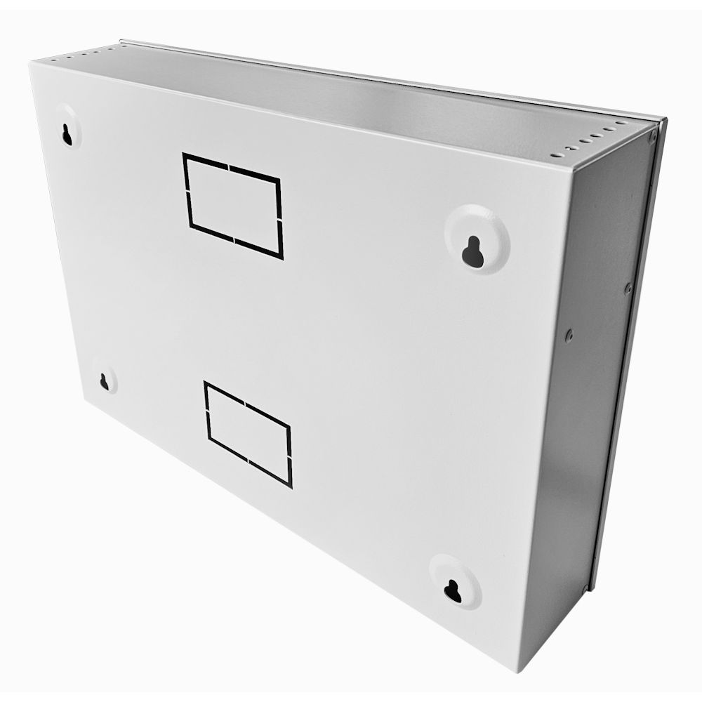 2U 19 inch Vertical Wall Mount Network Enclosure-Cabinet, Grey