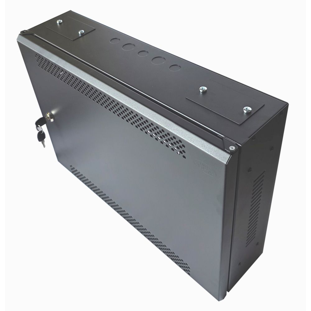 2U 19" Low Profile Vertical Mount - Wall Mount Network / Server Cabinet 400mm Deep