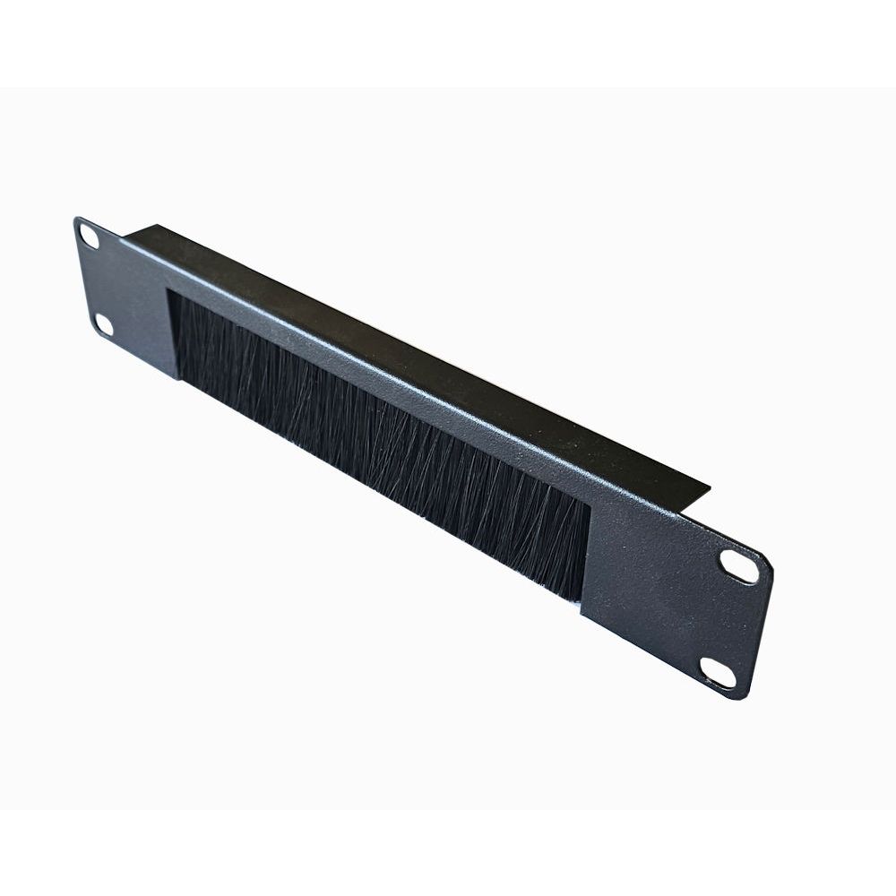 1U 10 inch Open Brush Strip Panel Mini