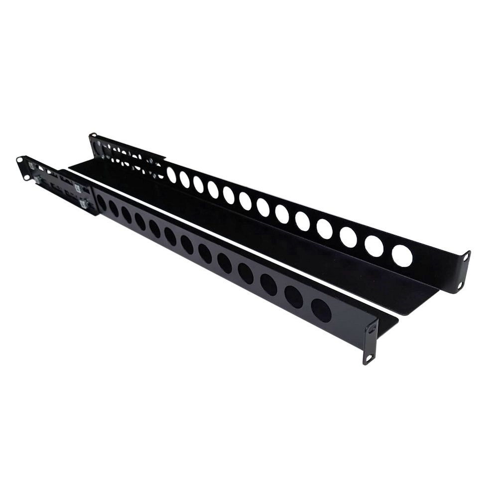 1U 19 inch Universal Server Rack Rails Adjustable Depth 750mm to 900mm Fitting