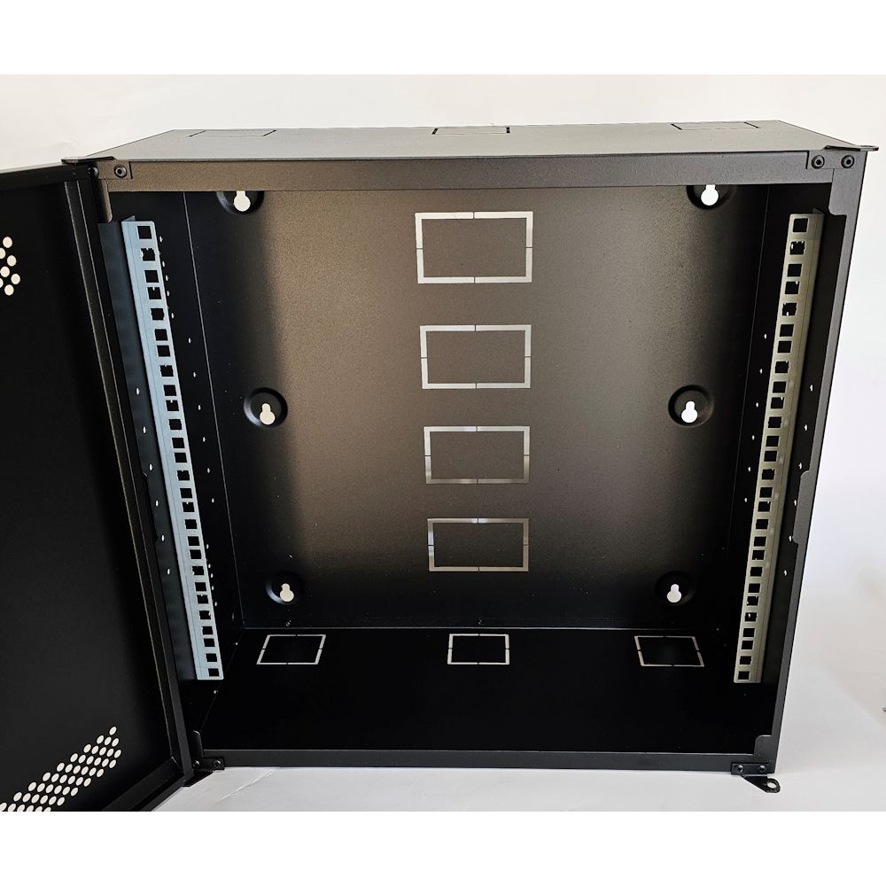 3U 19 Low Profile Vertical Wall Mount Network Cabinet 500 Style