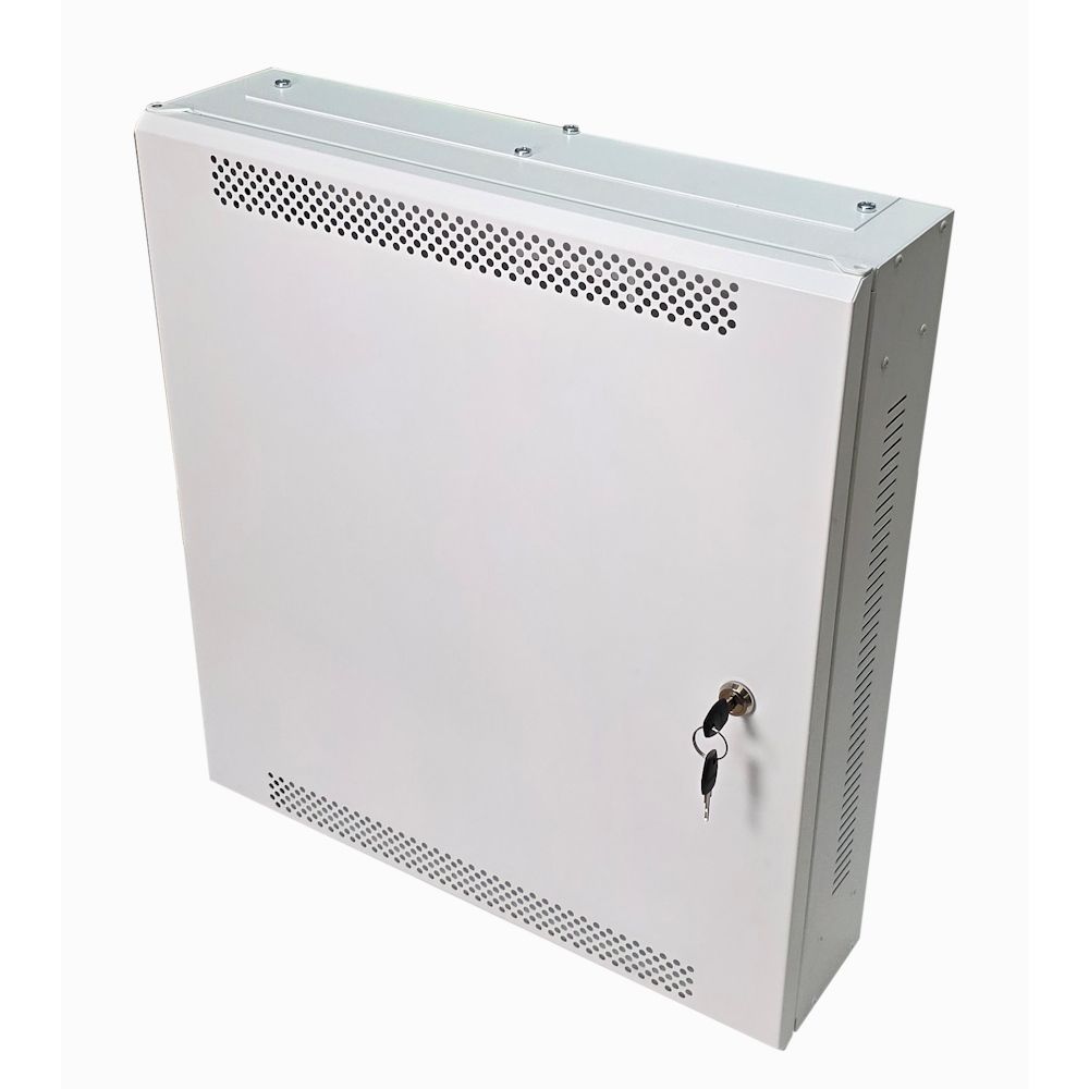 2U 19" Adjustable Low Profile Vertical Mount - Wall Mount Network / Server Cabinet 500mm Deep - Grey