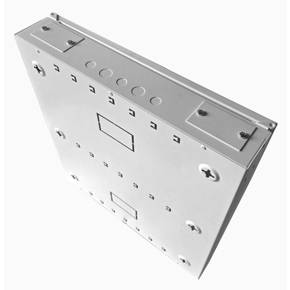 1U 19" Adjustable Low Profile Vertical Mount - Wall Mount Network / Server Cabinet 500mm Deep - Grey
