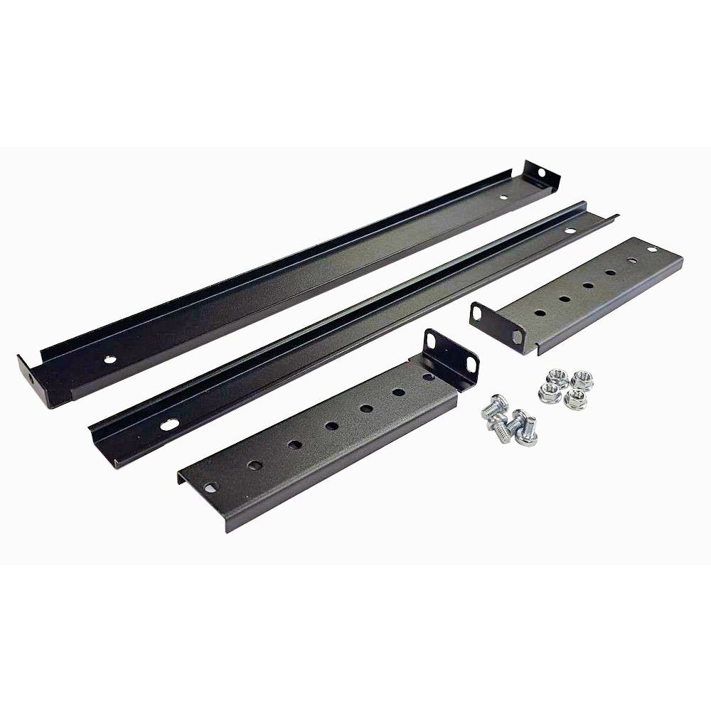 1U 19 Adjustable Rack Mount DIN Rail Panel Bracket