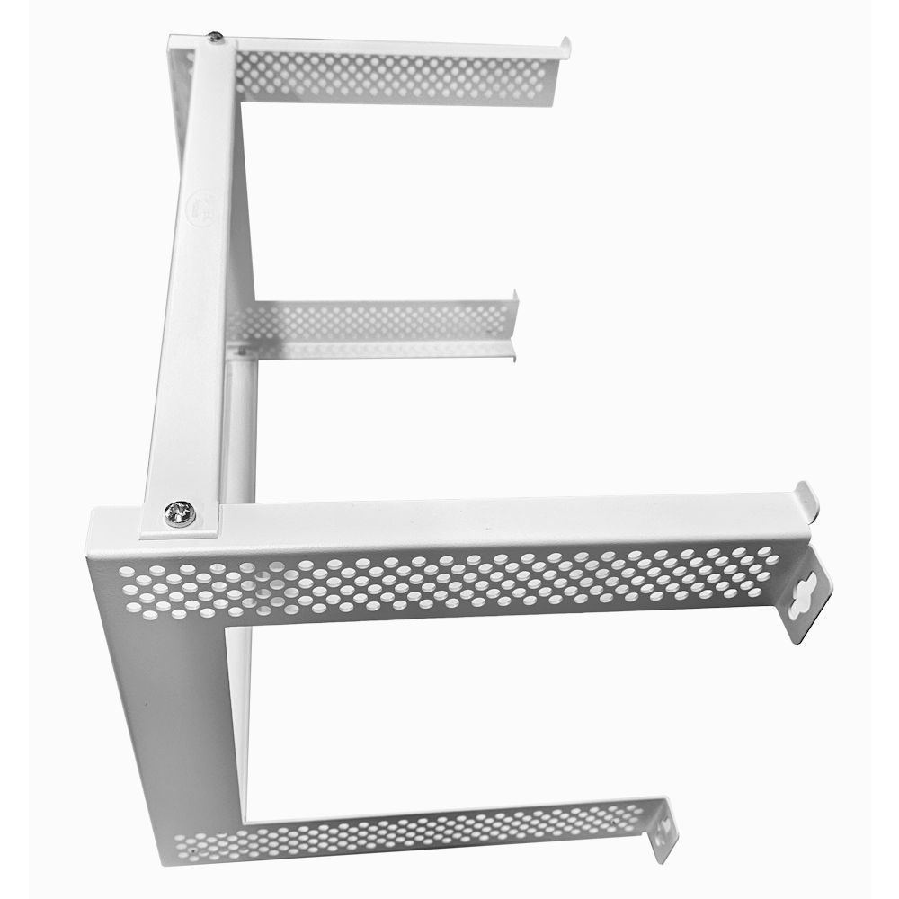 6U 19 inch Open Wall Mount Frame Network/Data Rack 300mm Deep-White