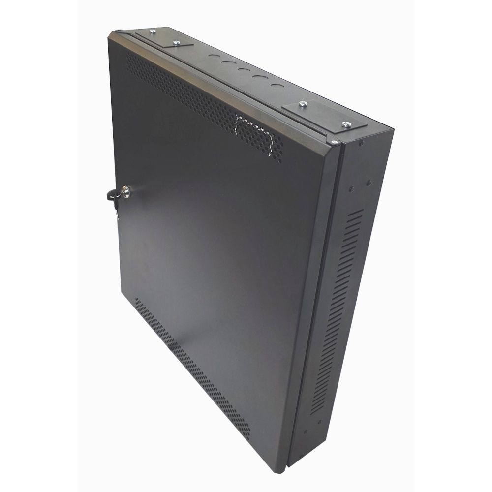 1U 19" Low Profile Vertical Mount - Wall Mount Network / Server Cabinet 600mm Deep - White
