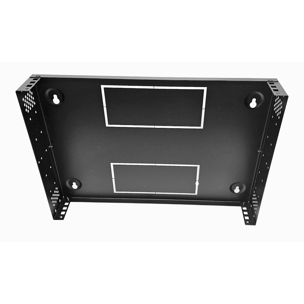 1u Desktop/Wall Mount - 350mm Deep-Flat Pack Cabinet  - Black