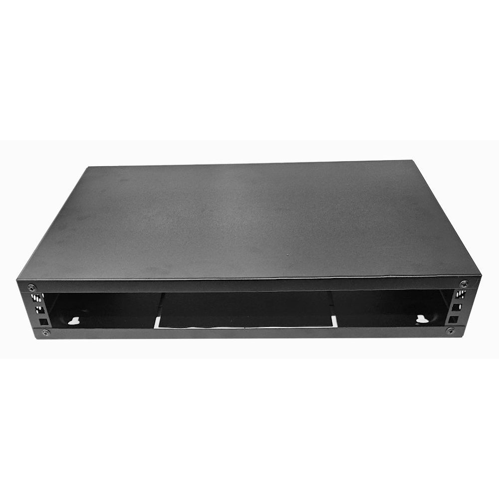 1u Desktop/Wall Mount - 350mm Deep-Flat Pack Cabinet  - Black