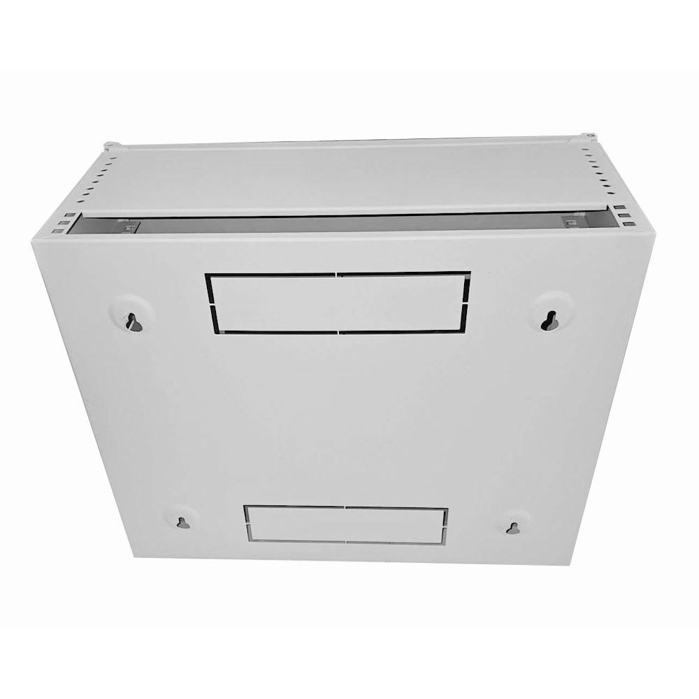4U 19" Low Profile Vertical Wall Mount Network Cabinet 400 Style-Grey