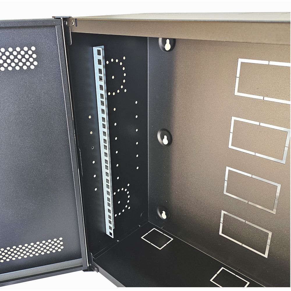 9u Adjustable 19 Rails for the 2u, 3u and 4u 500 Style Low Profile Cabinets