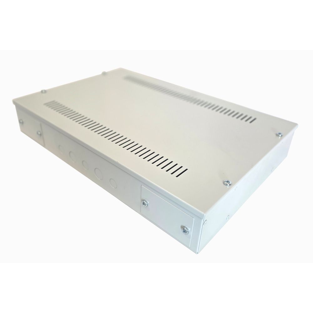 Universal Adjustable Enclosure - 2x 22 Way Module Dins / 1u Wall Box-350 Style - Grey