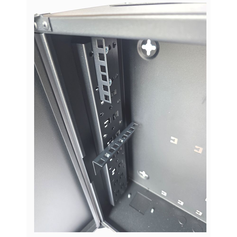 3U 19" Low Profile Vertical Mount - Wall Mount Network / Server Cabinet - 400mm Deep