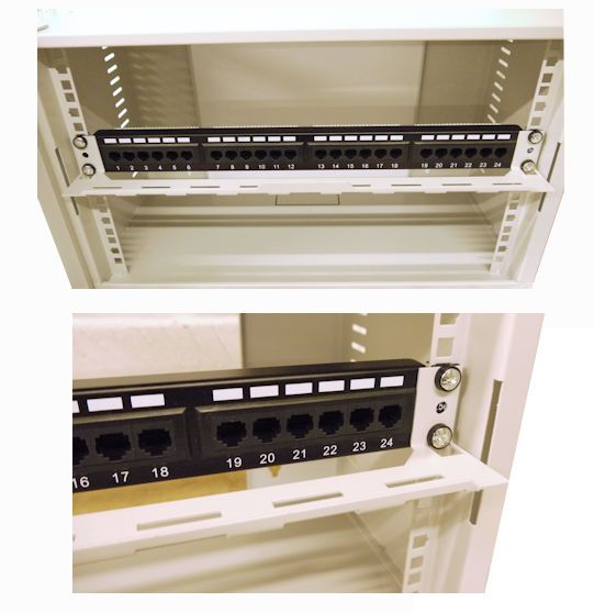 Zero U Cable Lacing Management Panel 100mm Depth Grey