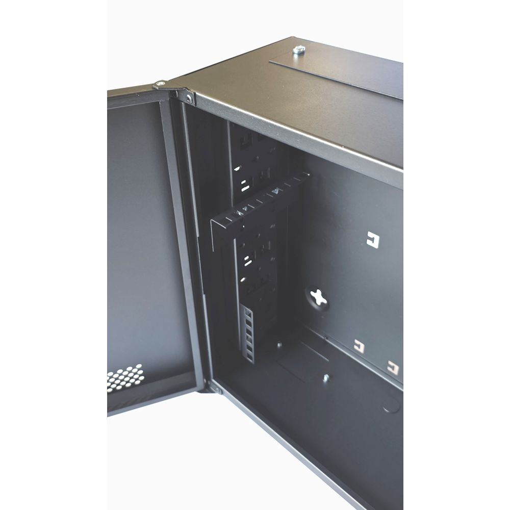 3U 19" Low Profile Vertical Mount - Wall Mount Network / Server Cabinet - 400mm Deep