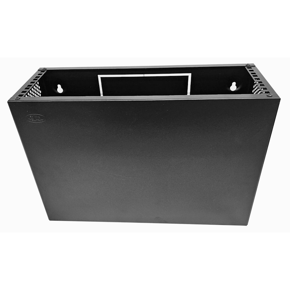 3u Desktop/Wall Mount - 450mm Deep-Flat Pack Cabinet  - Black