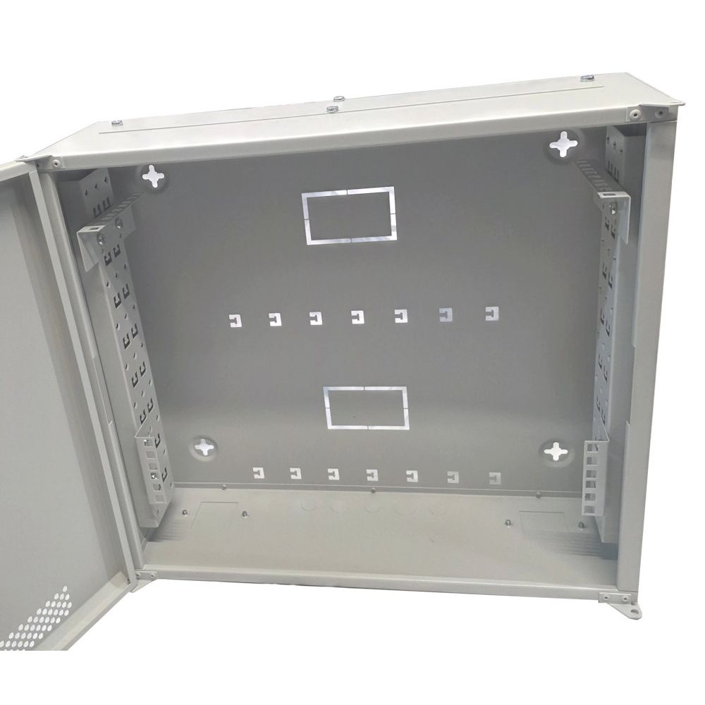 3U 19" Adjustable Low Profile Vertical Mount - Wall Mount Network / Server Cabinet - 500mm Deep  - Grey