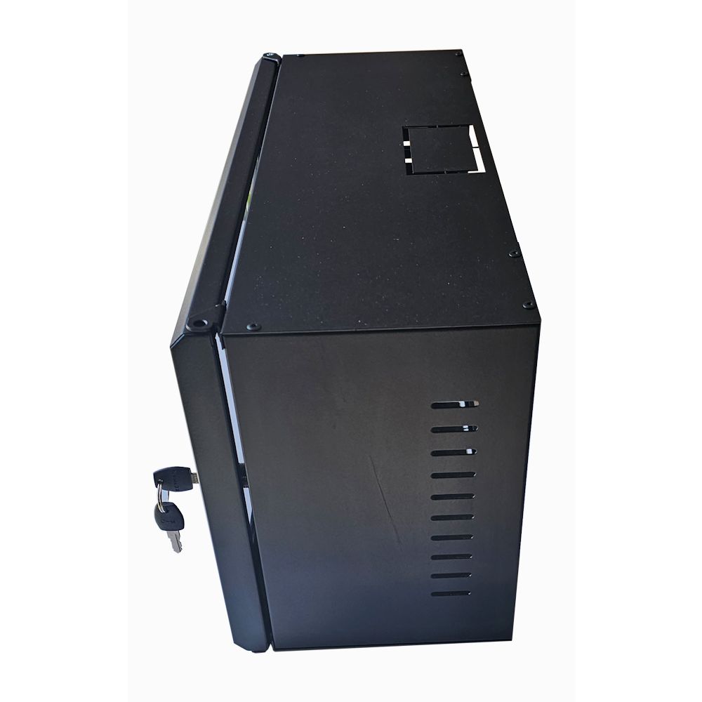 6U 19 Data Rack / Patching Network Cabinet 220mm Deep Black