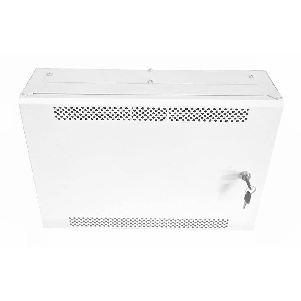 2U 19" Low Profile Vertical Mount - Wall Mount Network / Server Cabinet 400 Style - White
