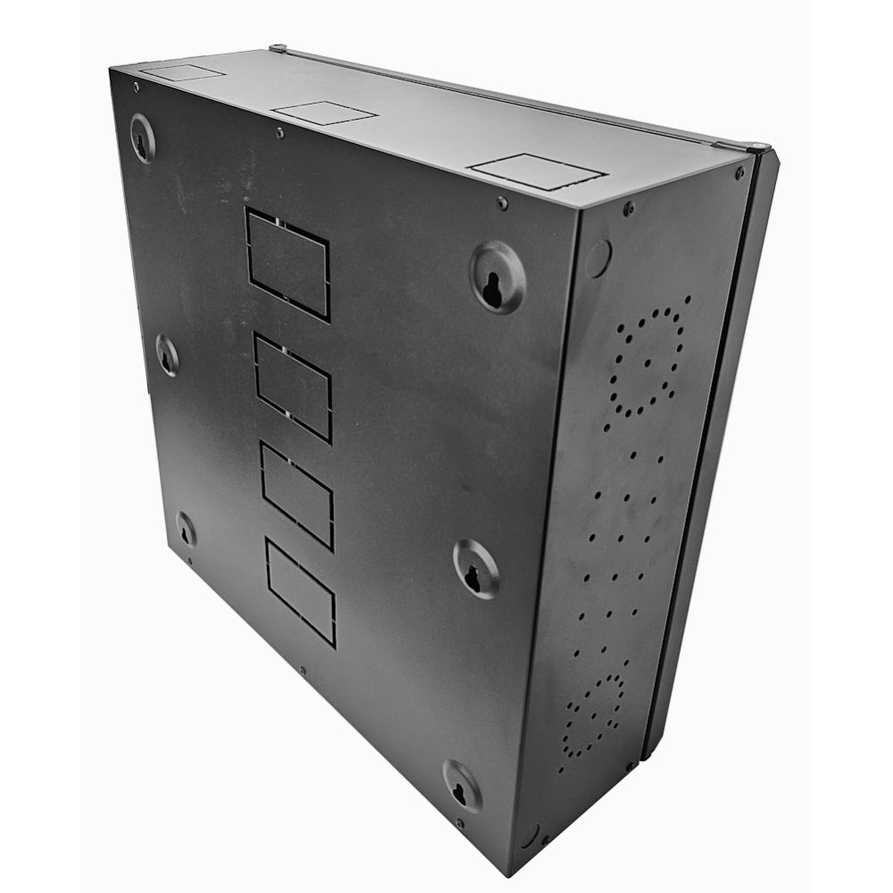 3U 19 Low Profile Vertical Wall Mount Network Cabinet 500 Style