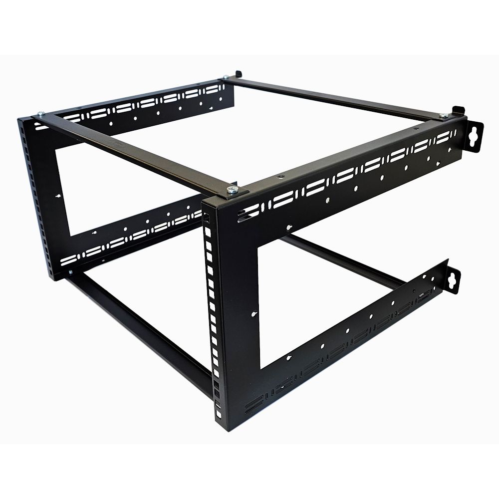 6U 19 inch Open Wall Mount Frame Network/Data Rack 450mm Deep