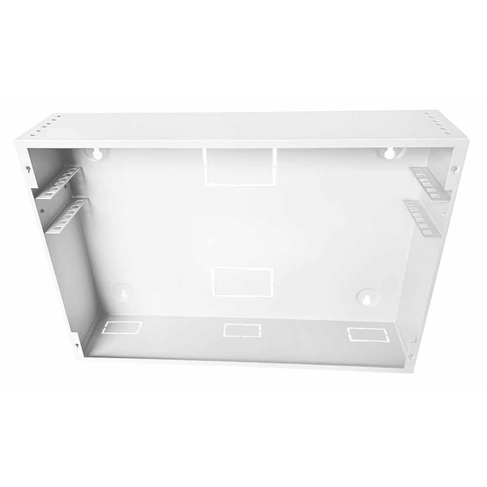 2U 19 inch Vertical Wall Mount Network Enclosure-Cabinet, White