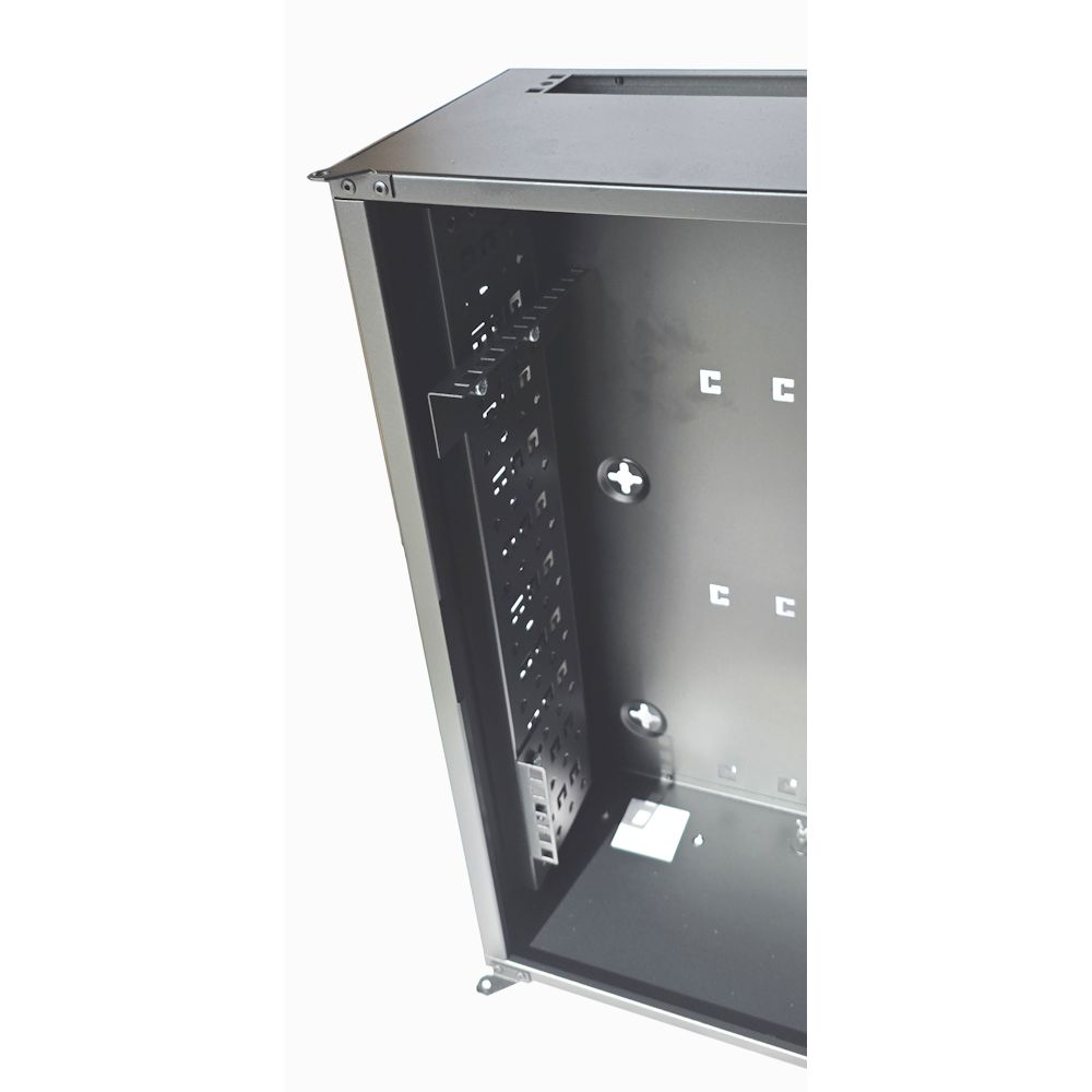 4U 19" Low Profile Vertical Mount - Wall Mount Network / Server Cabinet - 600mm Deep