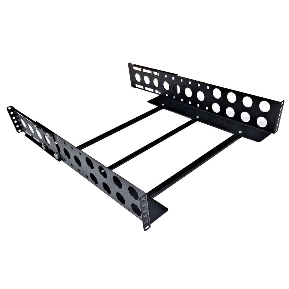 2U 19 inch Universal Server Rack Rails Adjustable Depth  450mm to 600mm Fitting