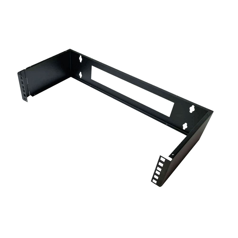 2U Hinged Wall Mount Frame Patch Panel Bracket 220mm Deep