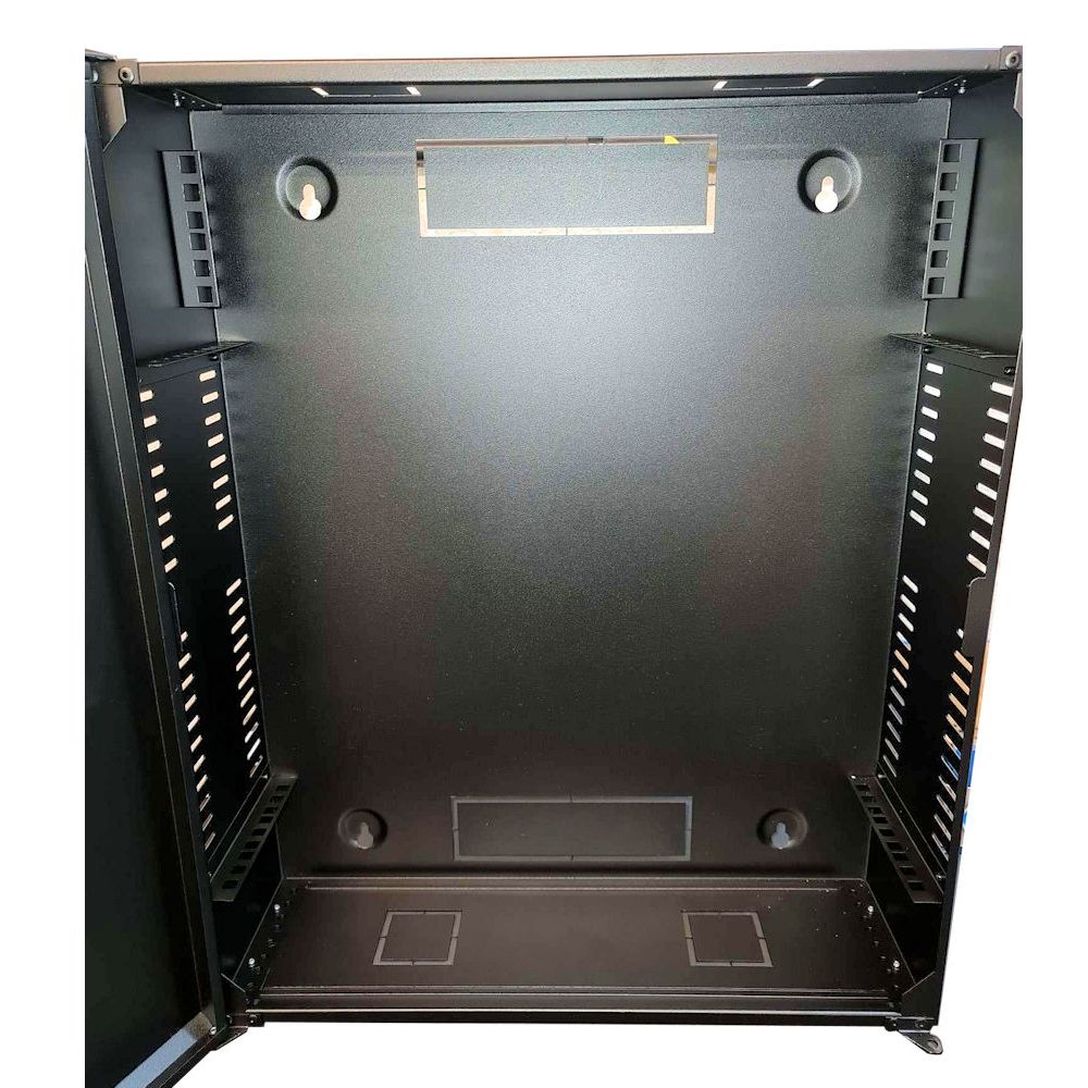 3U 19 Low Profile Vertical Wall Mount Network Cabinet 600 Style