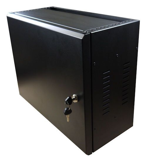 4U 19" Low Profile Vertical Wall Mount Network Cabinet 400 Style