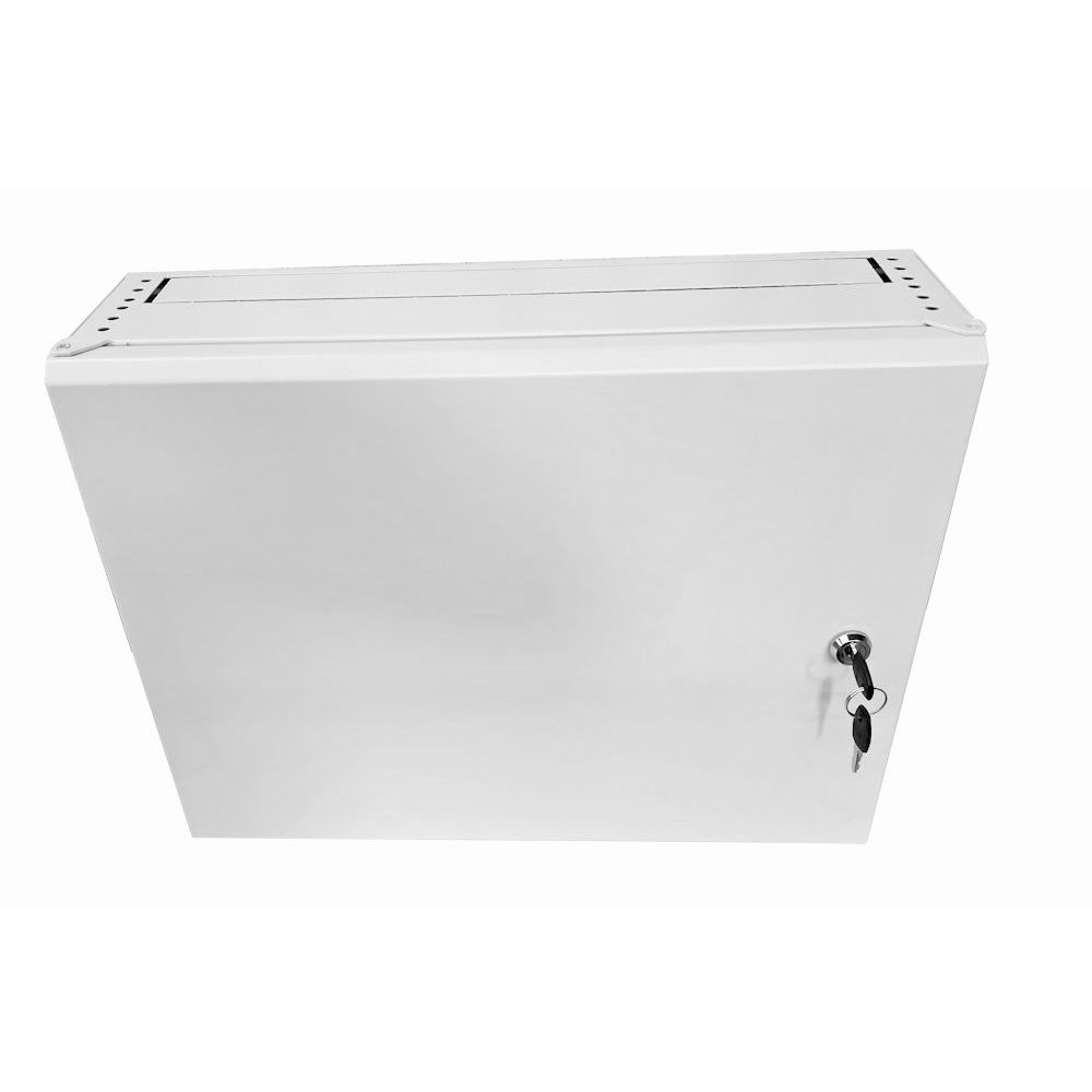 2U 19" Low Profile Vertical Mount - Wall Mount Network / Server Cabinet 400mm Deep  - Grey