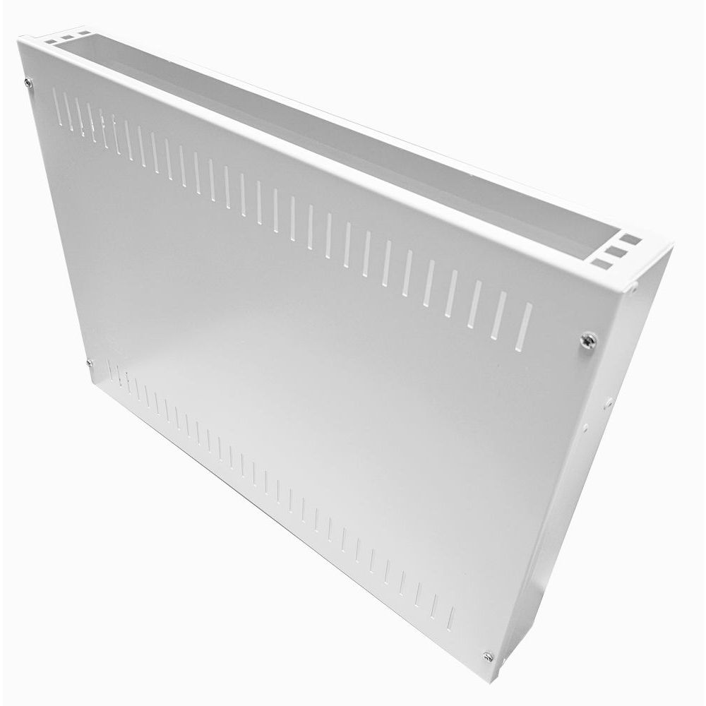 1U 19 inch Vertical Wall Mount Network Enclosure-Cabinet, White