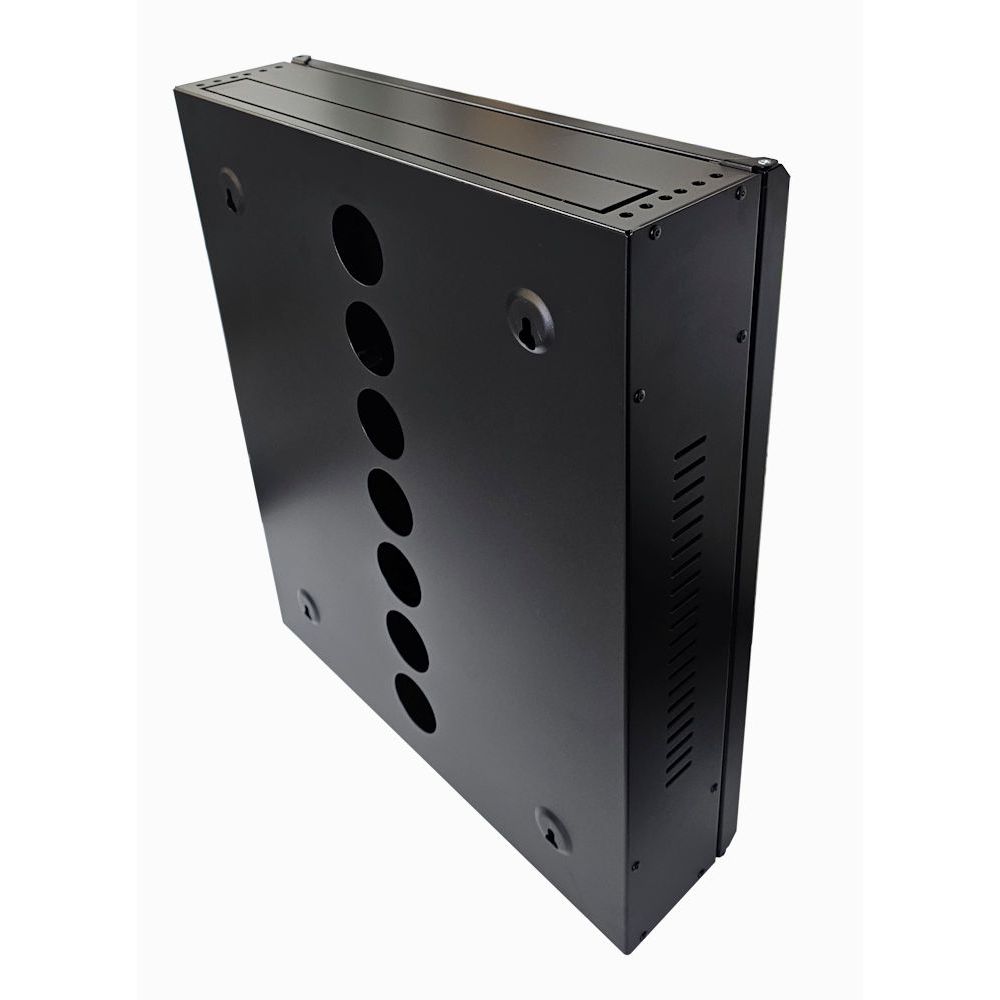 2U 19 Low Profile Vertical Wall Mount Network Cabinet 600 Style