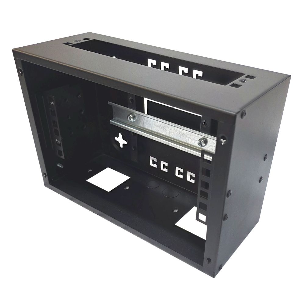 SOHO Universal 2u 10 inch Mounting or DIN Mounting Universal 200 Style Cab - Black