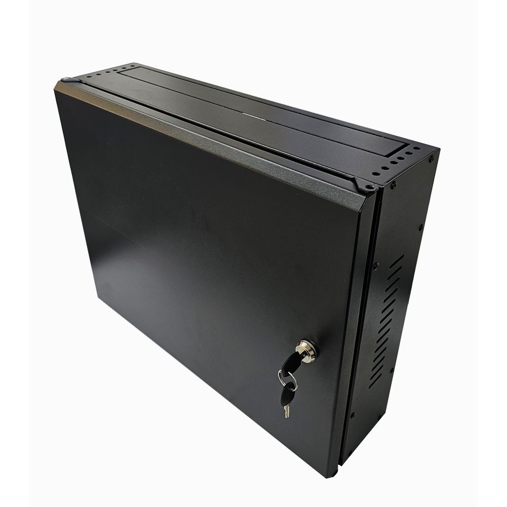 2U 19 Low Profile Vertical Wall Mount Network Cabinet 400 Style