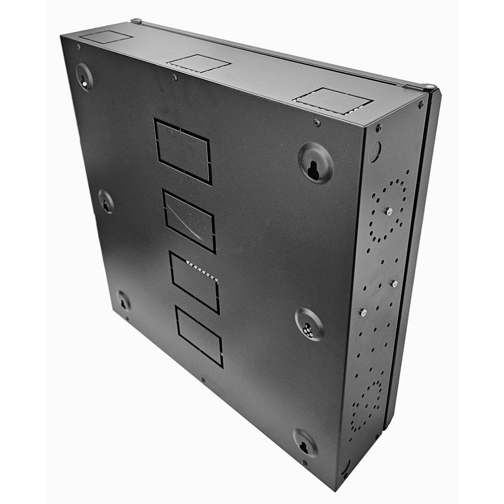 2U 19 Low Profile Vertical Wall Mount Network Cabinet 500 Style