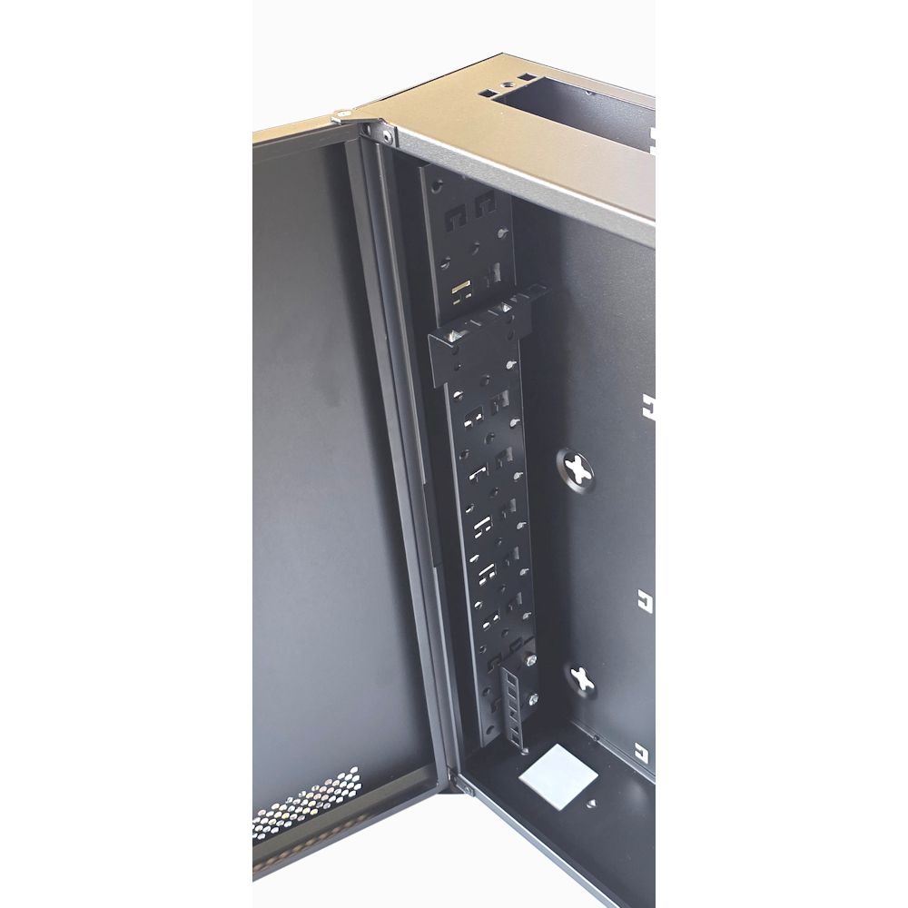 2U 19" Low Profile Vertical Mount - Wall Mount Network / Server Cabinet 500mm Deep