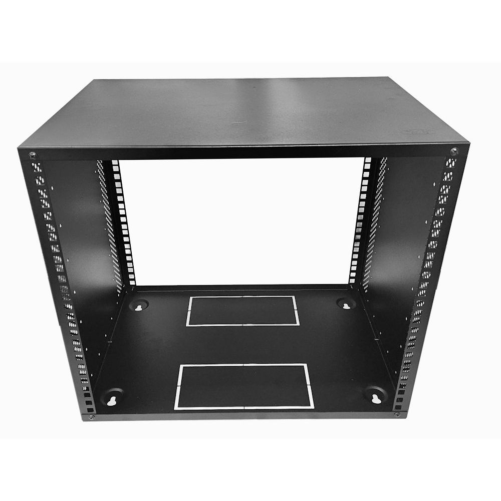 9u Desktop/Wall Mount - 450mm Deep-Flat Pack Cabinet  - Black