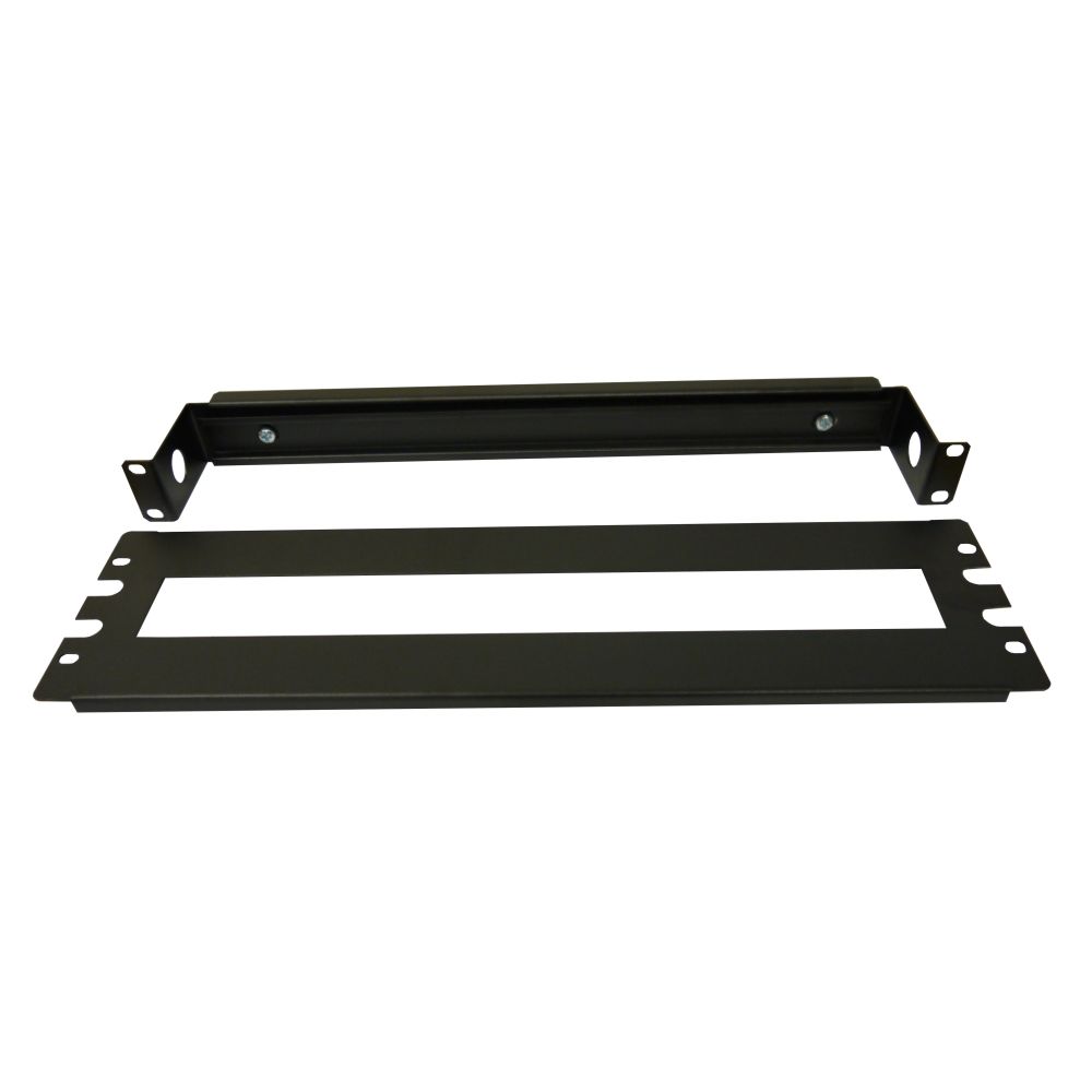 1U 19 inch rack Mount DIN Rail Panel Bracket With Cover