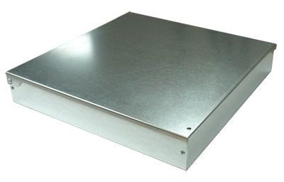 Adaptable Metal Project Box 300 x 300 x 50 Hinged Plain