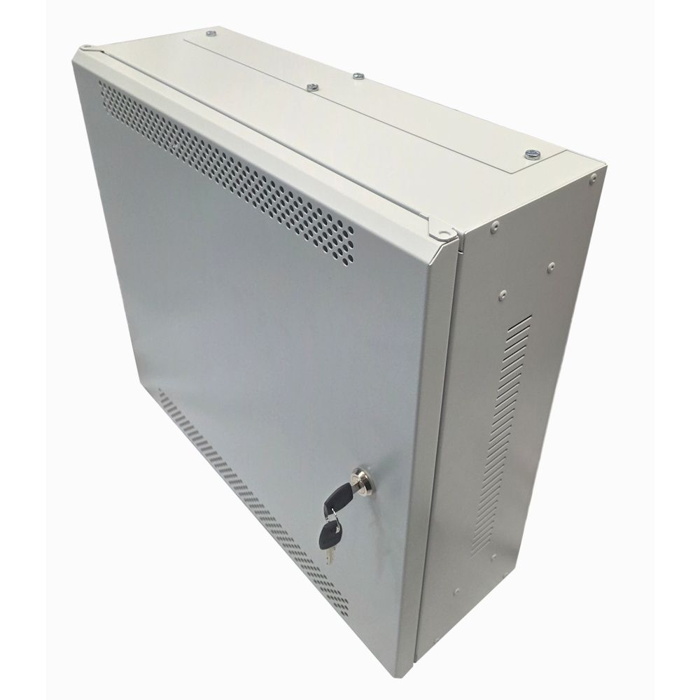 3U 19" Adjustable Low Profile Vertical Mount - Wall Mount Network / Server Cabinet - 500mm Deep  - Grey