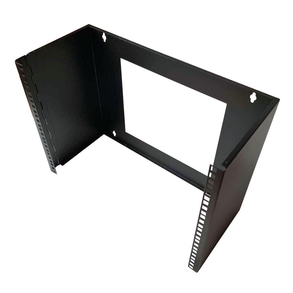 8U Hinged Wall Mount Frame Patch Panel Bracket 220mm Deep