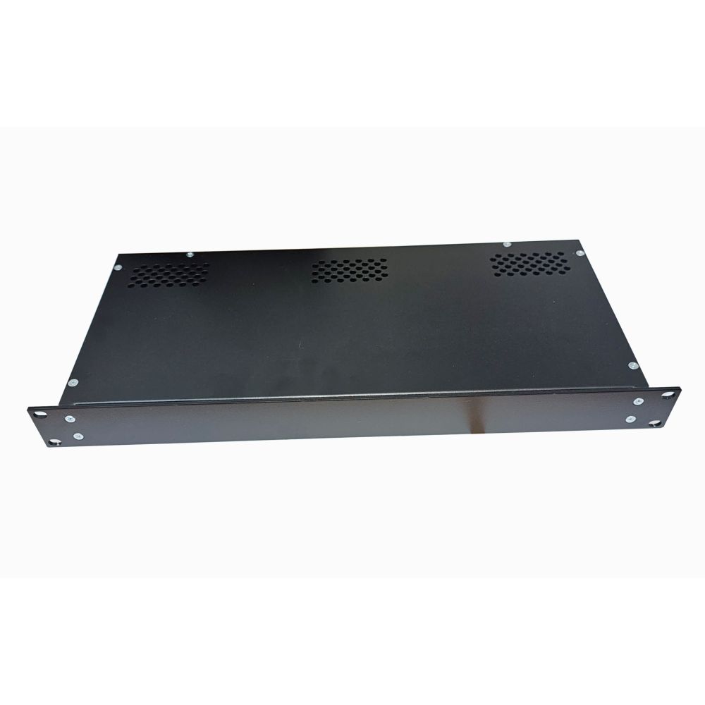 1U Rack Mount Project Box Empty Chassis Enclosure 200mm Deep-Aluminum Front Face