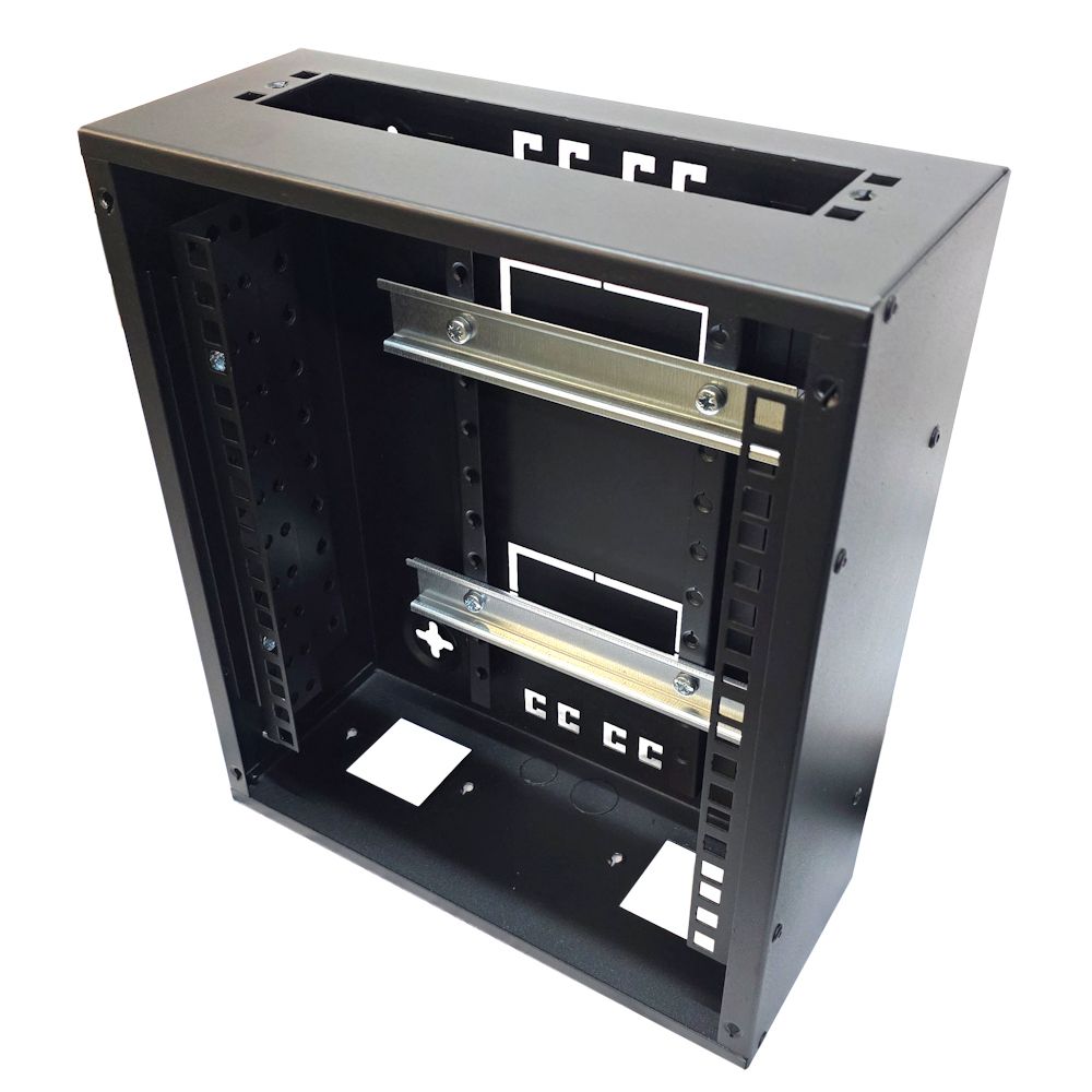 SOHO Universal 6u 10 inch Mounting or DIN Mounting Universal 350 Style Cab - Black