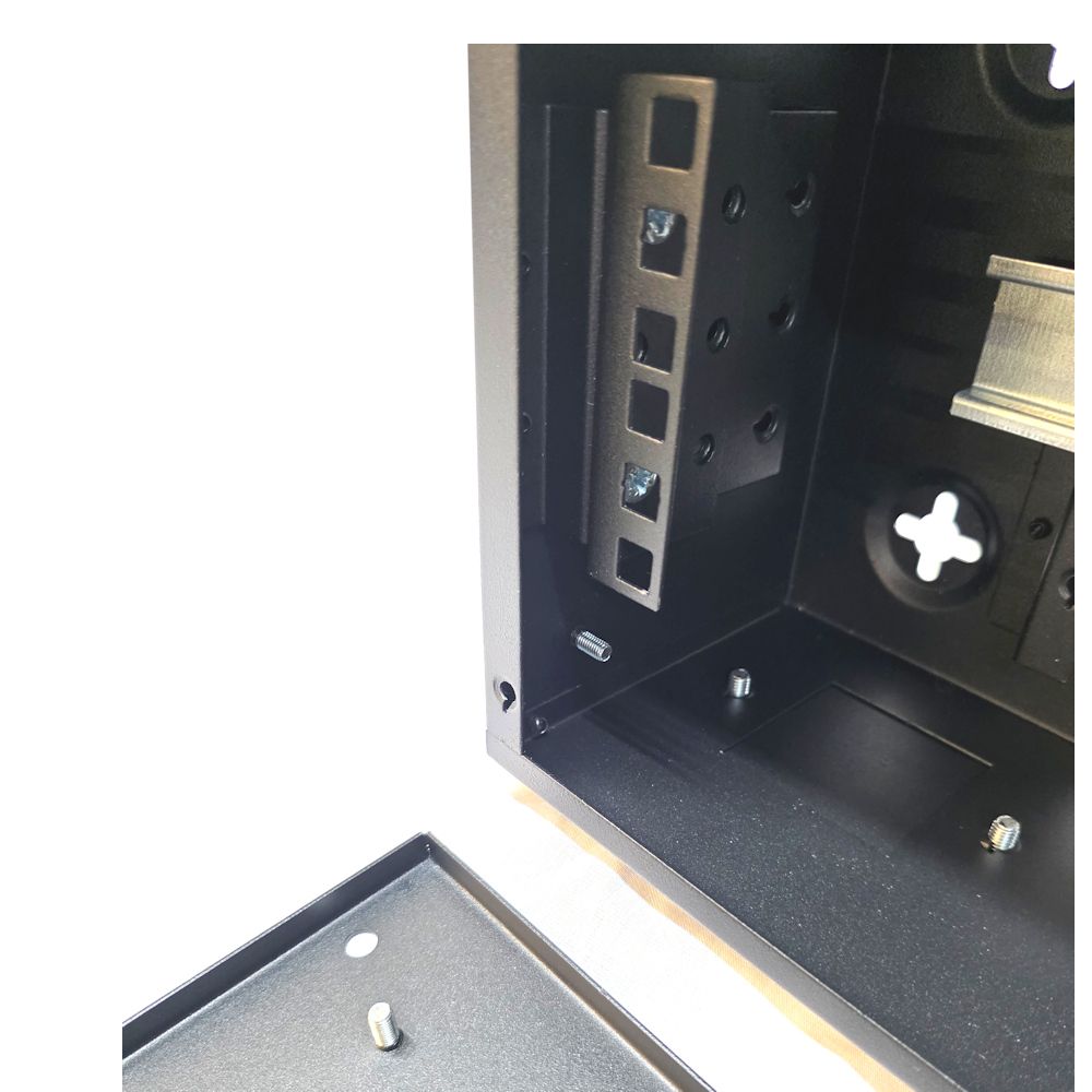 SOHO Universal 2u 10 inch Mounting or DIN Mounting Universal 200 Style Cab - Black