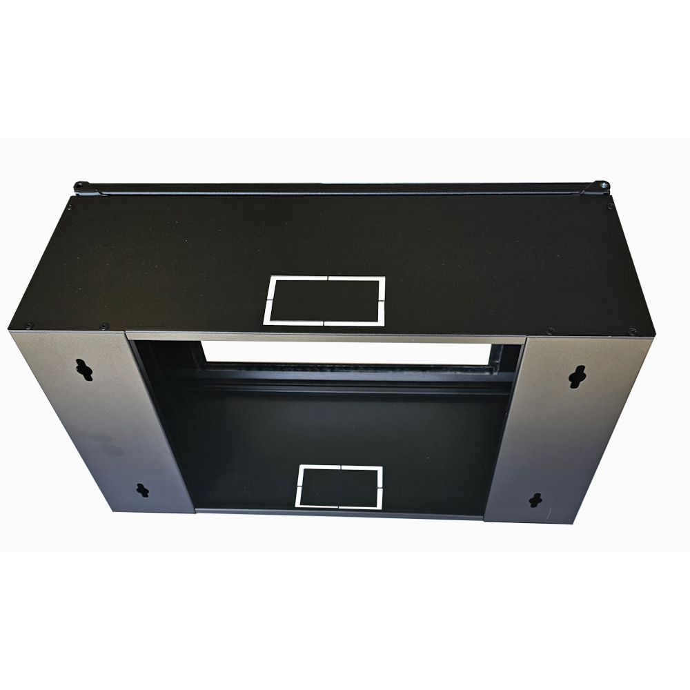 6U 19 Data Rack / Patching Network Cabinet 220mm Deep Black