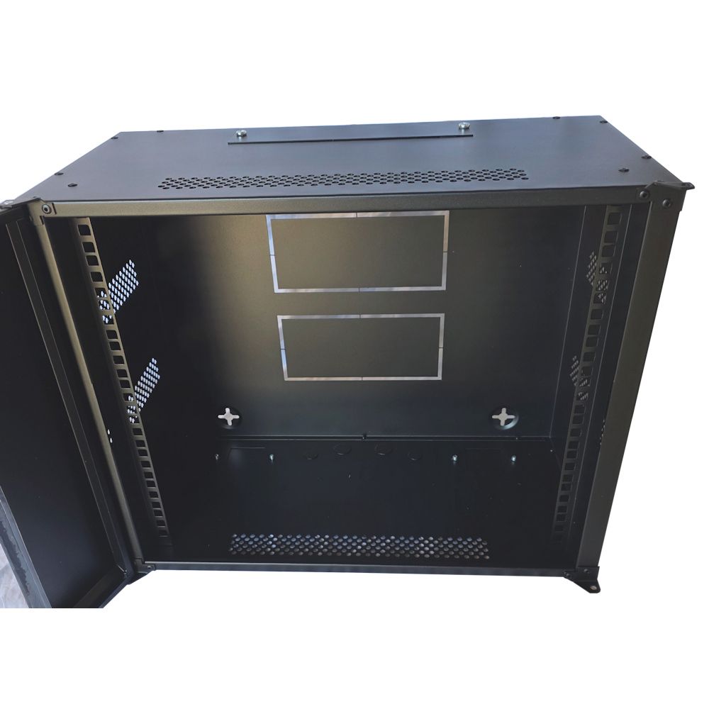 9U 19 inch Data Cabinet Rack / Patching Network Cabinet 300mm Deep Black