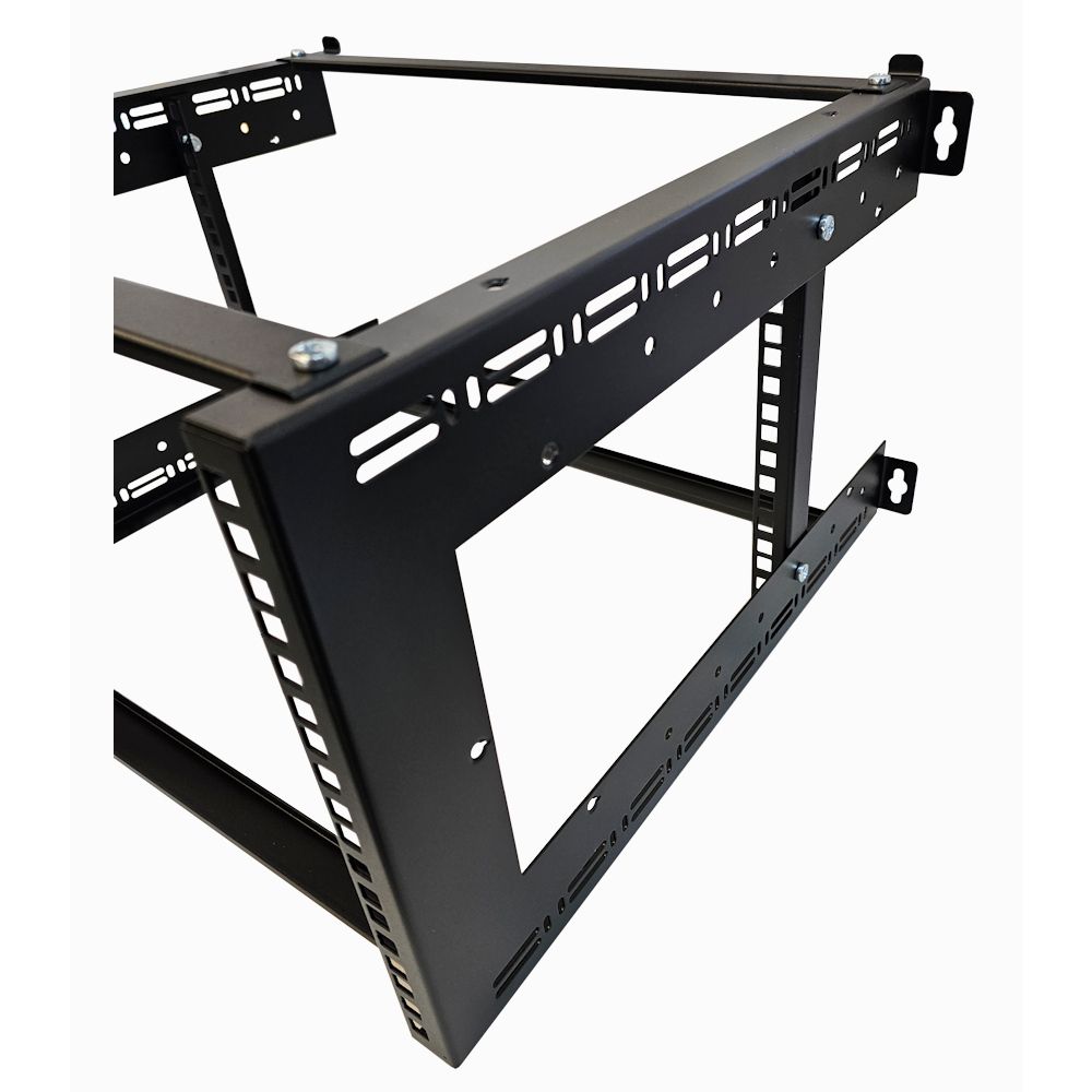 6U 19 inch Open Wall Mount Frame Network/Data Rack 450mm Deep