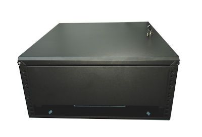 4U 19 Low Profile Vertical Wall Mount Network Cabinet 600 Style