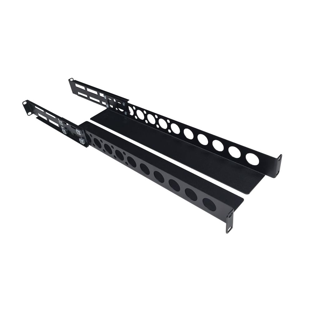 1U 19 inch Universal Server Rack Rails Adjustable Depth 600mm to 750mm Fitting